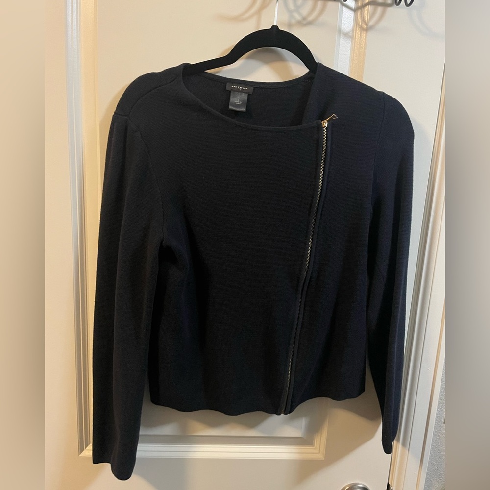 Ann Taylor large navy cardigan